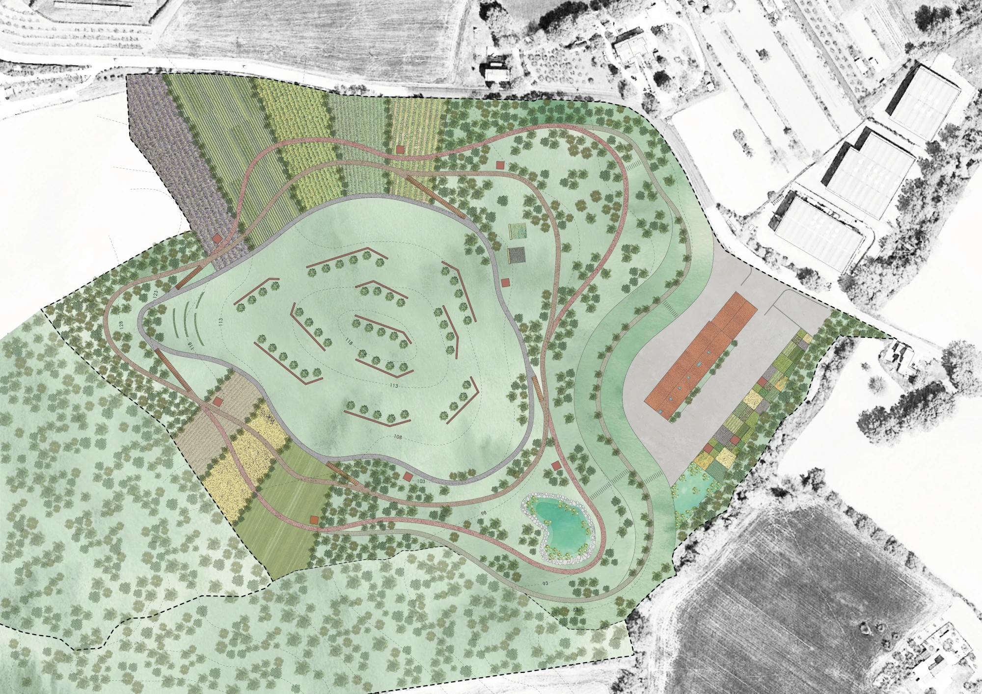 Planimetria progetto koro Planimetria progetto koro
